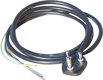 15A MOULDED PLUG WITH 2M LEAD